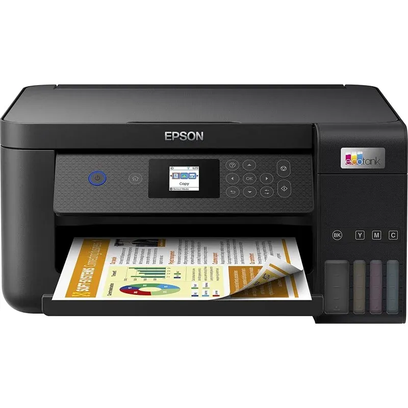 Impressora Jato de Tinta Epson EcoTank ET-2850 Multifunções (Impressão, Cópia, Digitalização), Duplex Auto, Wireless