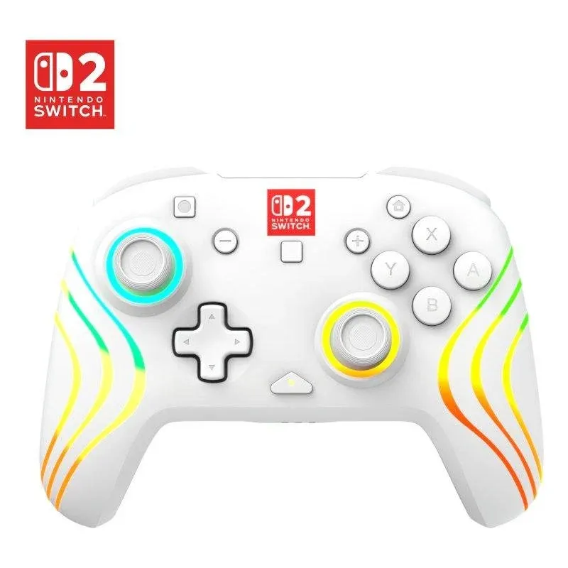 Comando Turtle Beach Afterglow Wave Wireless White RGB Bluetooth USB-C Switch 2