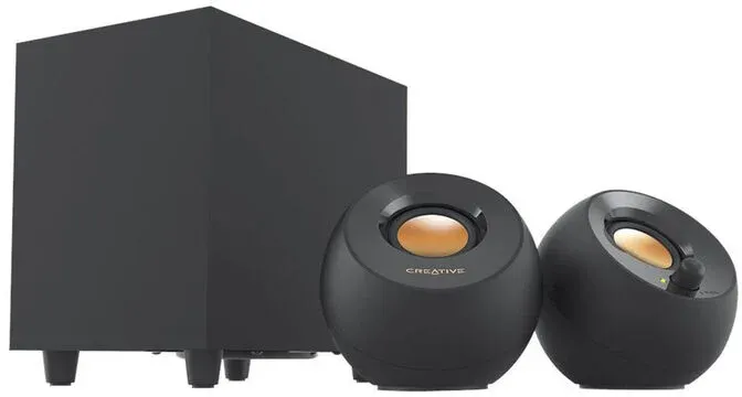 Colunas Creative Pebble Plus 2.1 Preto