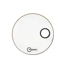 Pele Bombo 22" Aquarian SMPTCC22W 4 3/4" Off Set Hola Branco