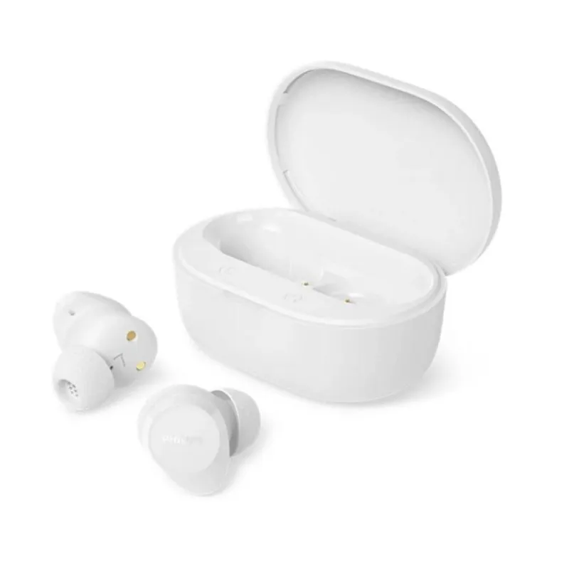 Auriculares Philips TAT1300WT sem fios Bluetooth True Wireless chamadas música brancos