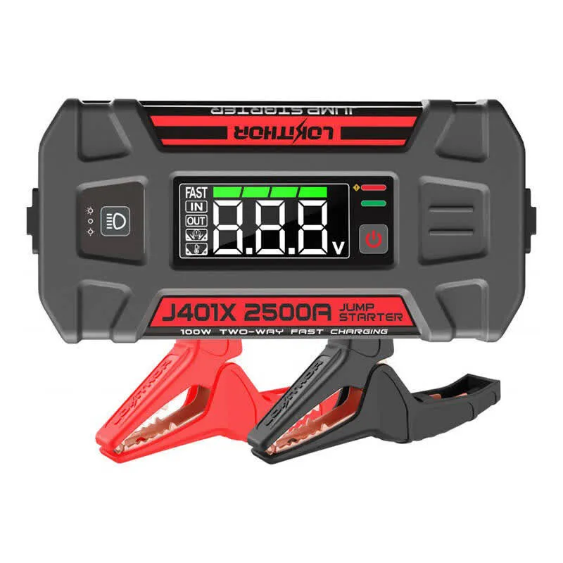 Lokithor J401X Jump Starter/Booster + Powerbank + LanternaDispositivo 4 em 1 que funciona a -40°C 2.500A 20.000mAh