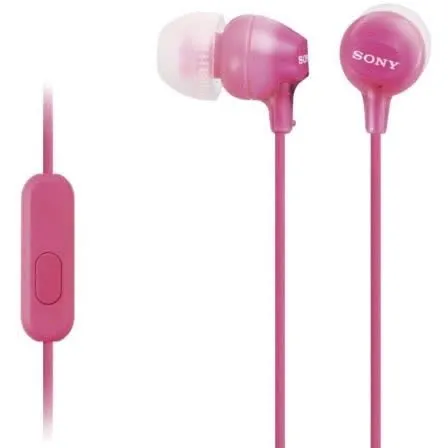 Auriculares MDR-EX15AP com Microfone Sony Rosa