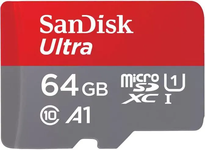 Cartão SanDisk Ultra MicroSDHC/SDXC C10 A1 UHS-I 64GB