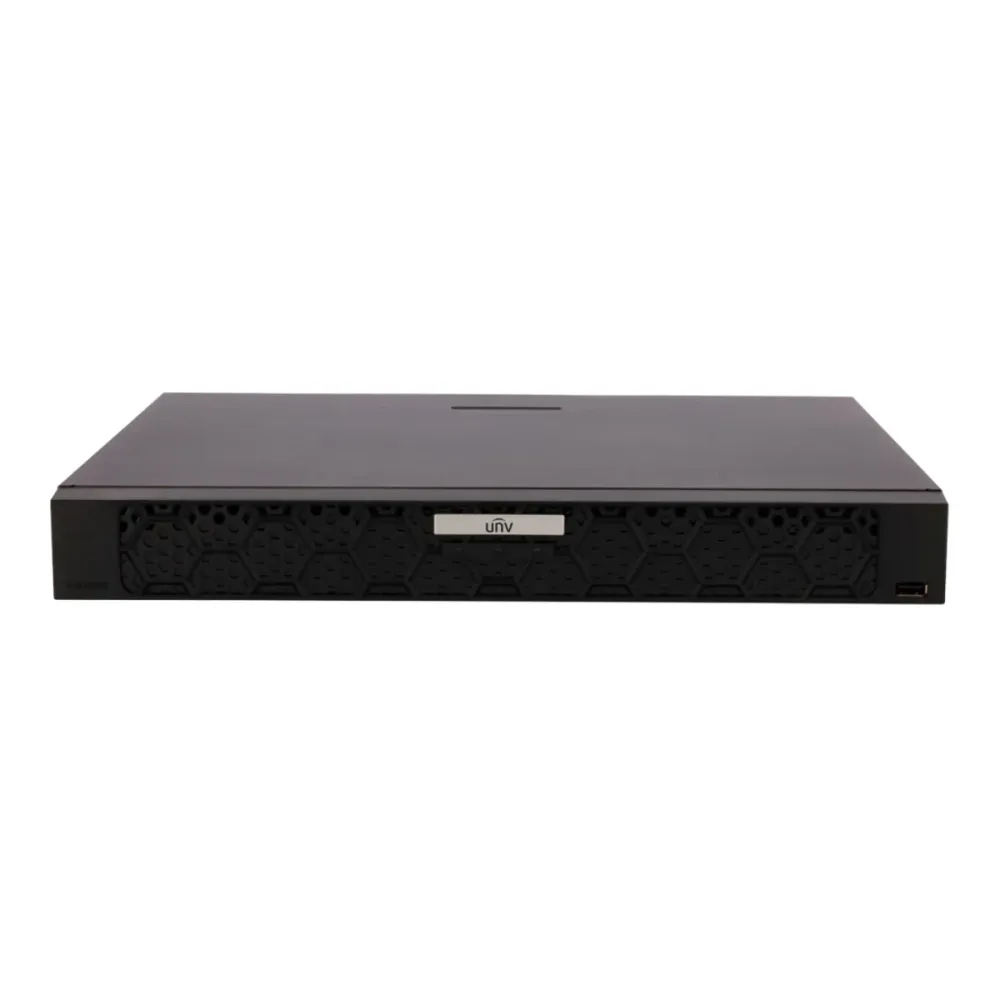 Gravador NVR Uniview 9 Canais 4K Preto - UV-NVR502-09B