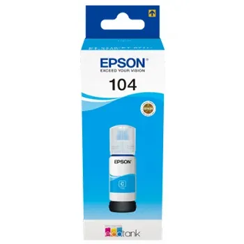 Tinteiro Epson 104 EcoTank Pigmento Ciano