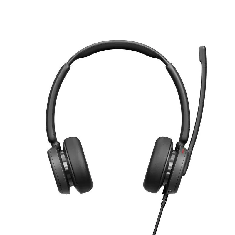 Auriculares EPOS IMPACT 400 MS UC com fio USB-C e USB-A Cancelamento de Ruído Preto