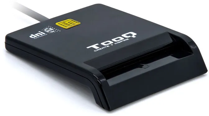 Leitor de Cartões Tooq Cartões de Cidadão / DNI 4.0 USB 2.0 Preto