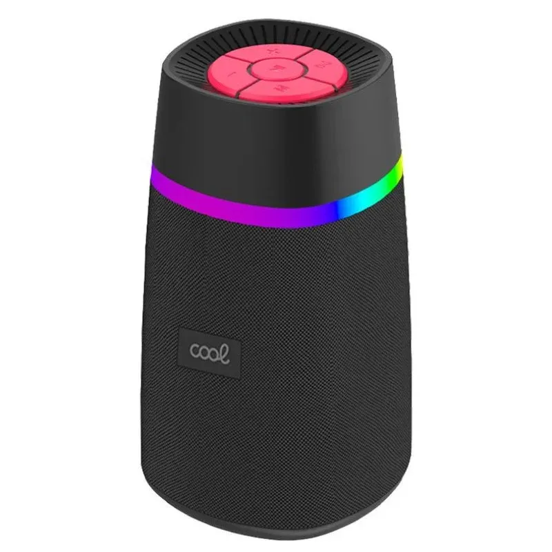 Cool Gradient TWS Altifalante Portátil Bluetooth 10W Vermelho/Preto