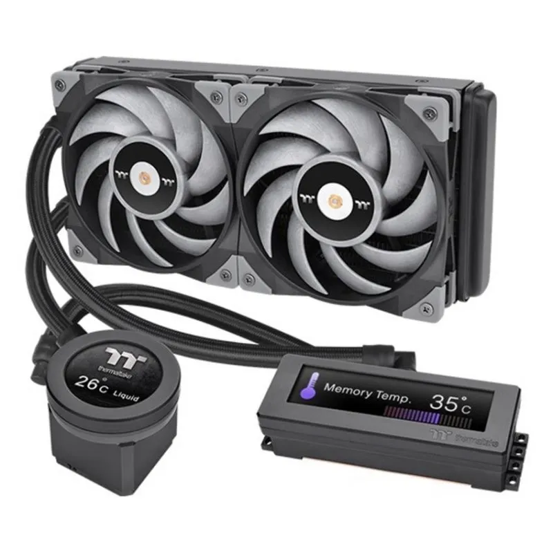Refrigeração Líquida Thermaltake Floe RC Ultra 240mm 2 Ventoinhas LCD