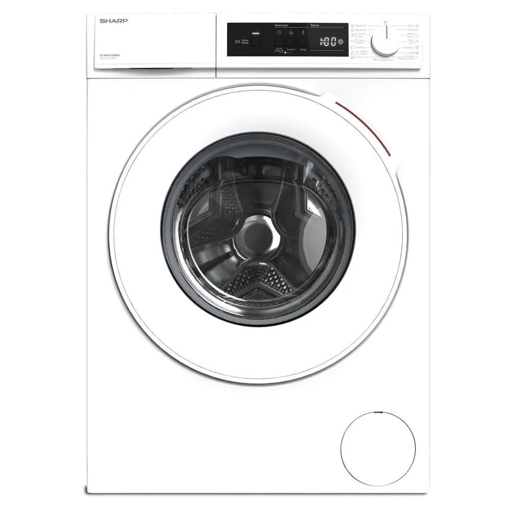 MÁQUINA DE LAVAR ROUPA SHARP ESNFA914DWNAES 9K 1400R DSP BCA