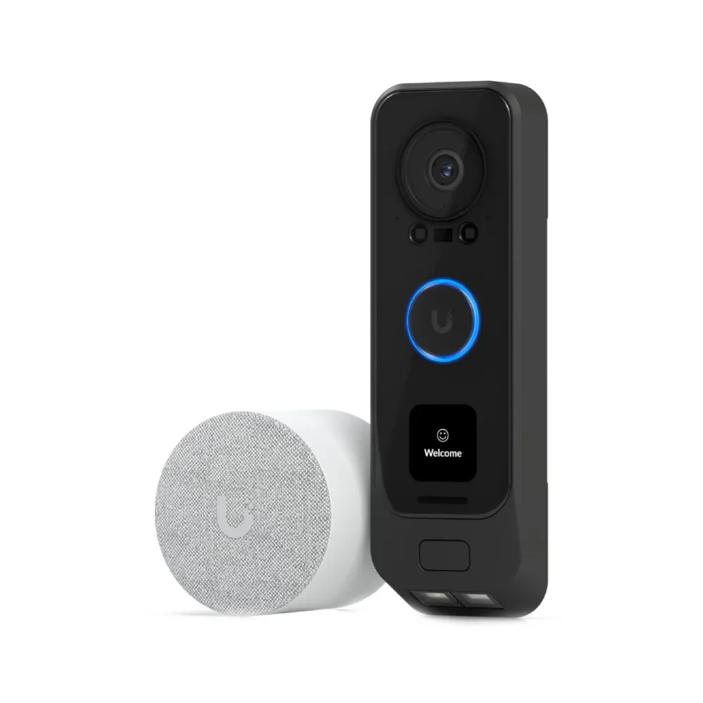 Kit Vídeo Porteiro Ubiquiti G4 Doorbell Pro 5MP PoE IPX4 + Campainha Ubiquiti Chime
