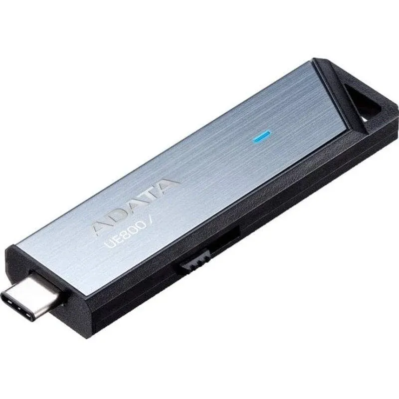 Pen Drive Pen USB Adata UE800 256GB USB-C 3.2 Gen2 rápido e compacto