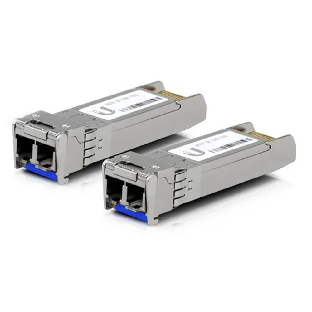 Módulos Fibra Ubiquiti UF-SM-10G Single-Mode SFP+ 10GbE (Pack 2)