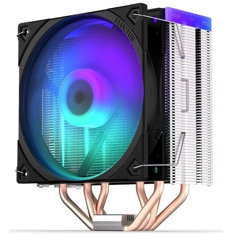 Cooler CPU Refrigeração a Ar ENDORFY Socket Intel/AMD 155 mm Fera 5 ARGB 4 Heatpipes 120 mm ARGB