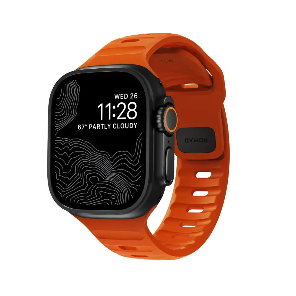 Bracelete Nomad Sport Apple Watch Ultra 46mm Laranja