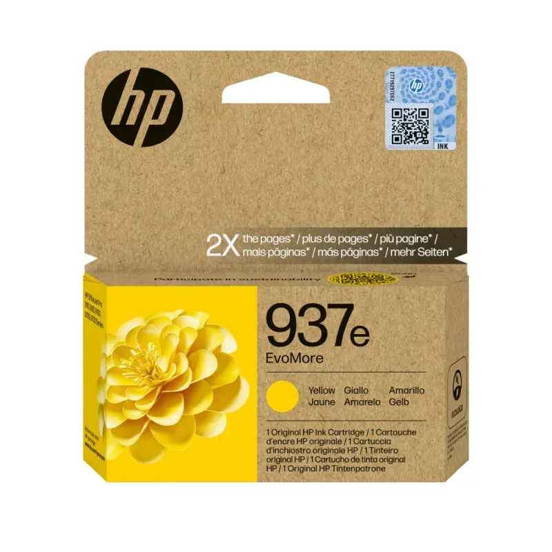 HP 937E EVOMORE YELLOW INK
