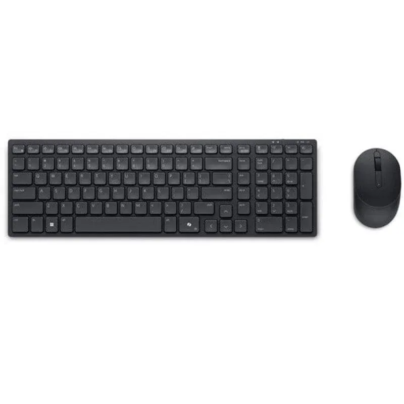 Teclado Dell KM555 membrana Bluetooth compacto com rato ambidestro preto