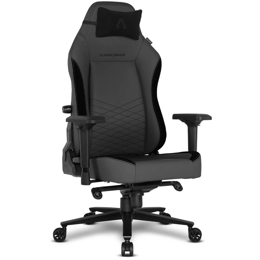 Cadeira Gaming Alpha Gamer Alegra PU Leather Preta - Recondicionado