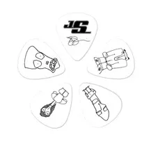 Palhetas Signature Planet Waves PW1CWH410JS Joe Satriani Branco 10 UN
