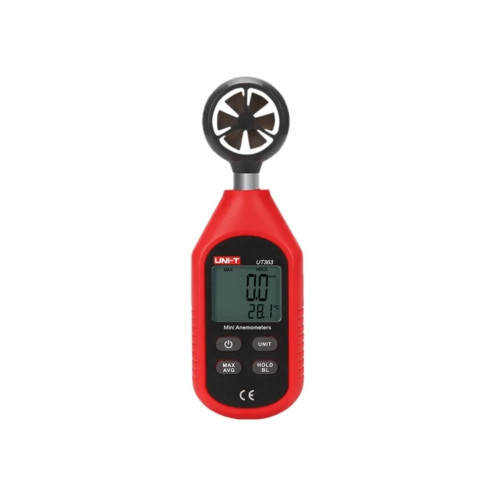 Anemómetro Digital 0~30M/S com Função de Temperatura – UNI-T