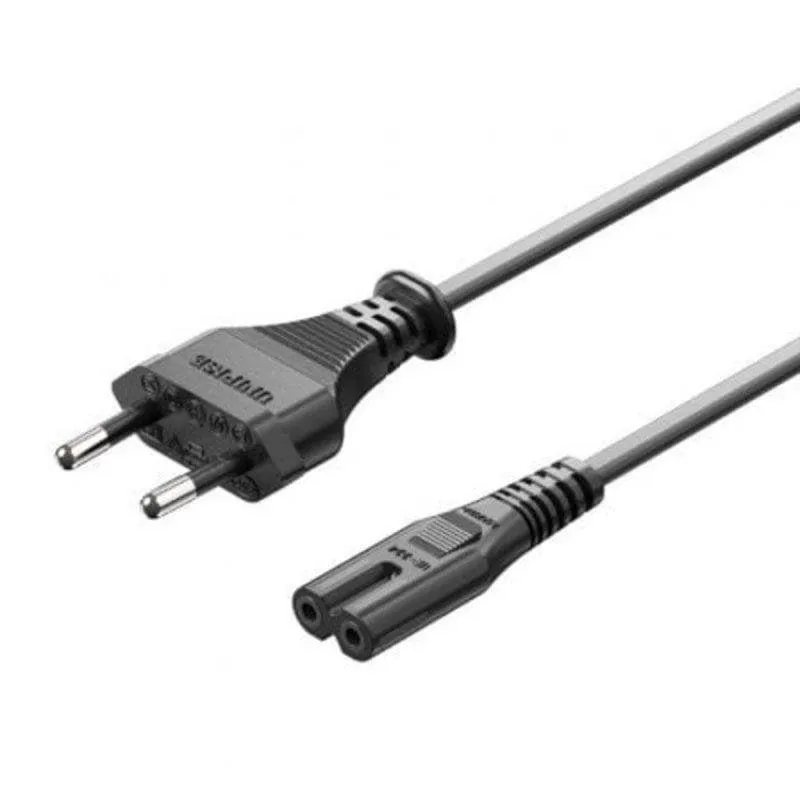 Cabo de Alimentação Vention ZCLBAC 1,8 m Europlug CEE7/16 macho para C7 fêmea Preto