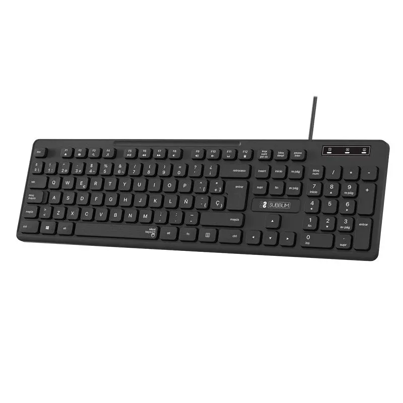 Subblim Business Slim Teclado Preto