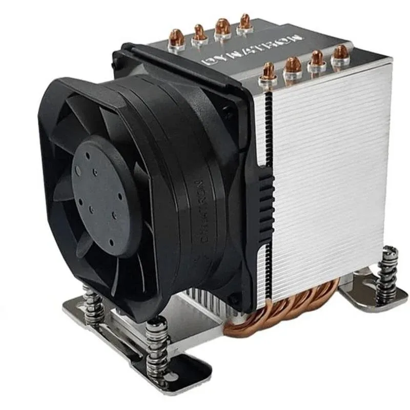 Cooler CPU Refrigeração Ar Dynatron Socket SP6 sTR5 Torre única A55 com ventilador PWM