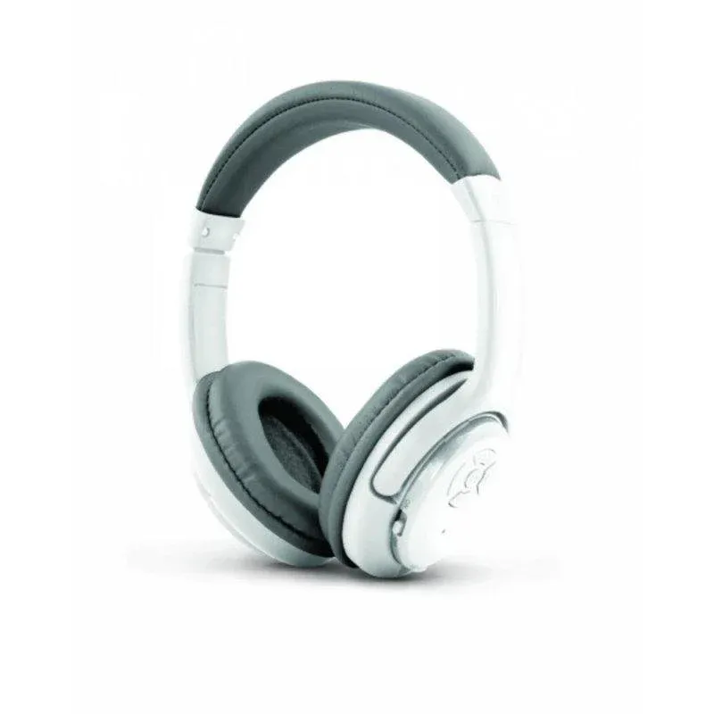 Auriculares Esperanza Libero Inalámbricos Bluetooth Música Circumaurais Cinzento e Branco