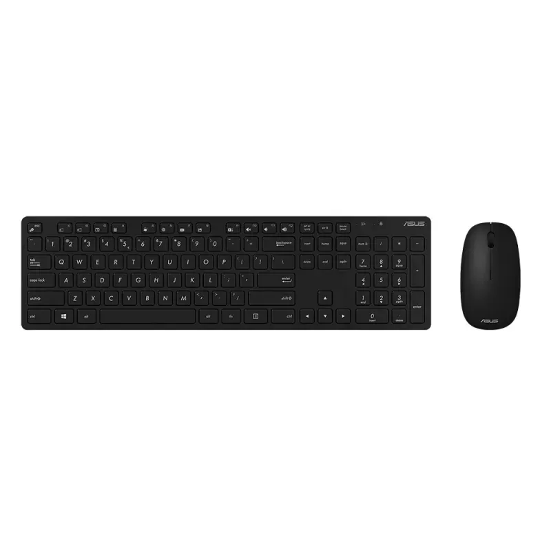 Conjunto Teclado + Rato Wireless ASUS W5000 Layout PT Preto