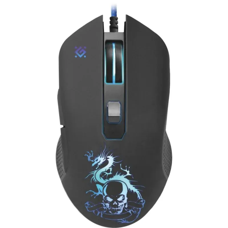 Caixa de Computador Rato UNYKAch Defender GM-090L óptico 3200 DPI iluminação gaming