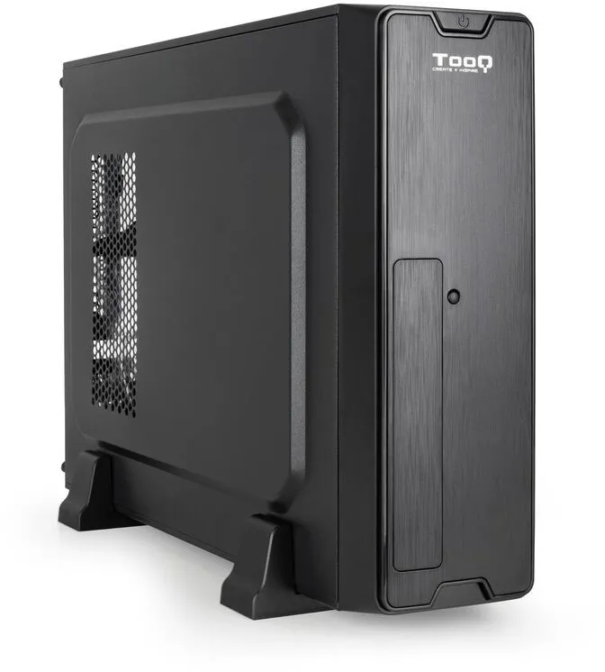Caixa Slim Micro-ATX Tooq C/Fonte Alimentação 500W + Leitor de Cartões + 1x USB 3.0 Preto