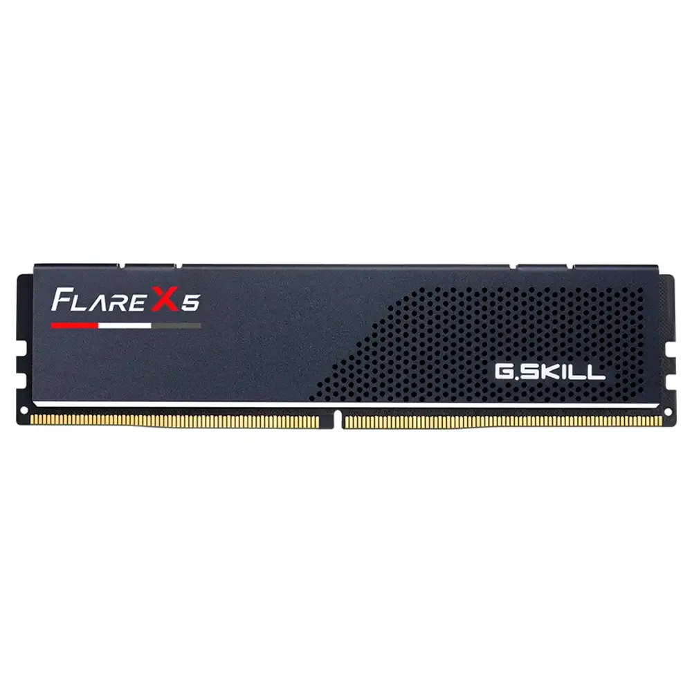 Memória RAM UDIMM G.SKILL Flare X5 16GB (1x16GB) DDR5-6000MHz (AMD Expo) CL30 (30-38-38-96) 1.35V Preta