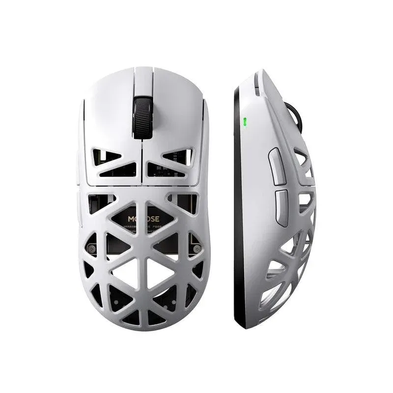 Ratão MCHOSE A7X Ultra Wireless Bluetooth USB-C 42000 DPI Branco 7 Botões