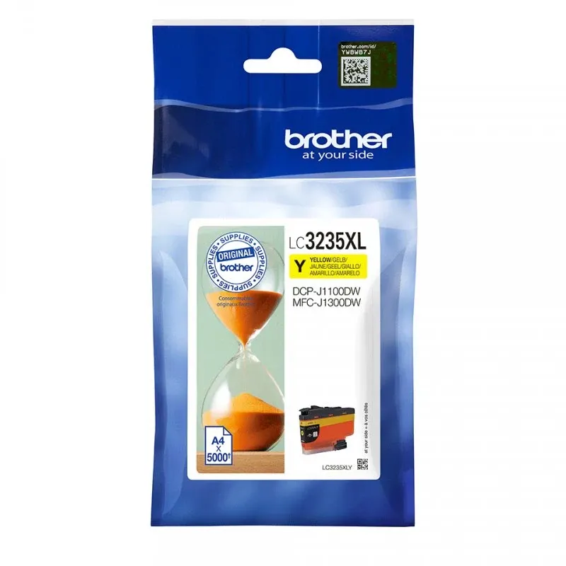 Cartucho BROTHER tinta Amarelo de larga Duração