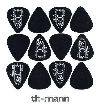 Jackson 351 Black Bomb Picks Med