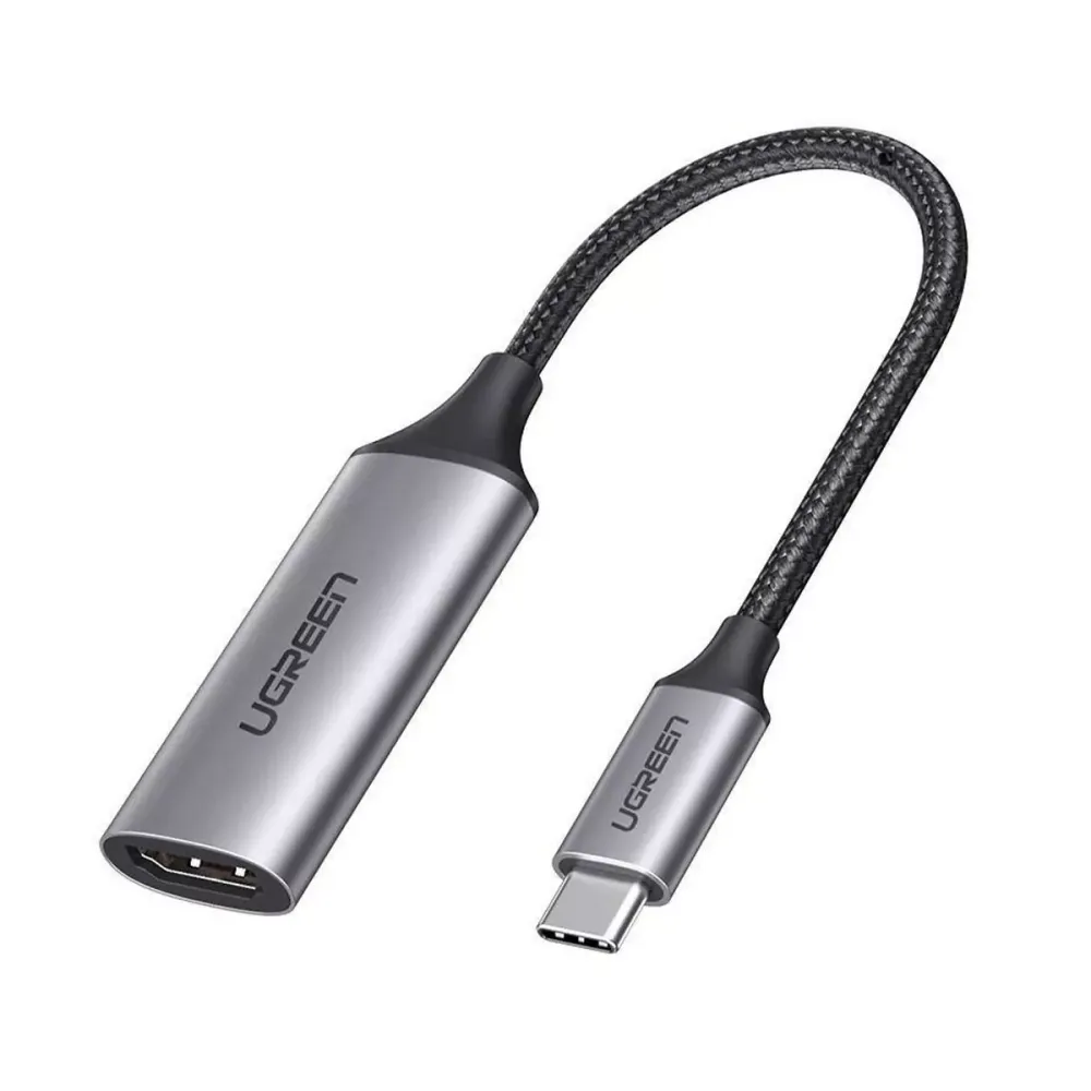 Adaptador Ugreen CM297 USB-C para HDMI Cinzento