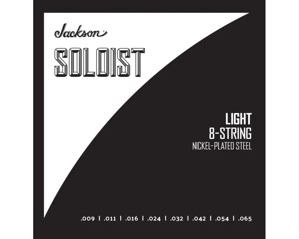 Jackson Soloist Strings 8 String, Light .009-.065