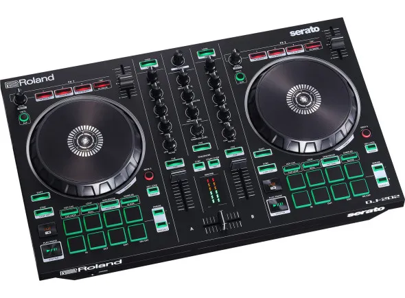 Roland DJ-202 CONTROLADOR DJ 4 Decks 2 Canais Serato DJ Lite Compativel Spotify