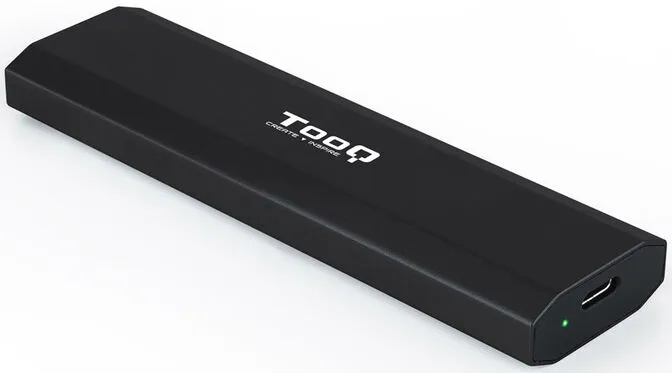 Caixa SSD Tooq M.2 NGFF/NVMe SSD USB 3.1 Gen 2 Preto