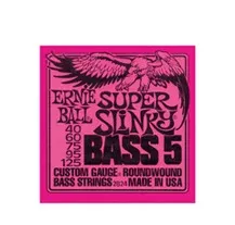 Jogo Cordas Baixo Elétrico Ernie Ball 2824 5 Cordas 040-125