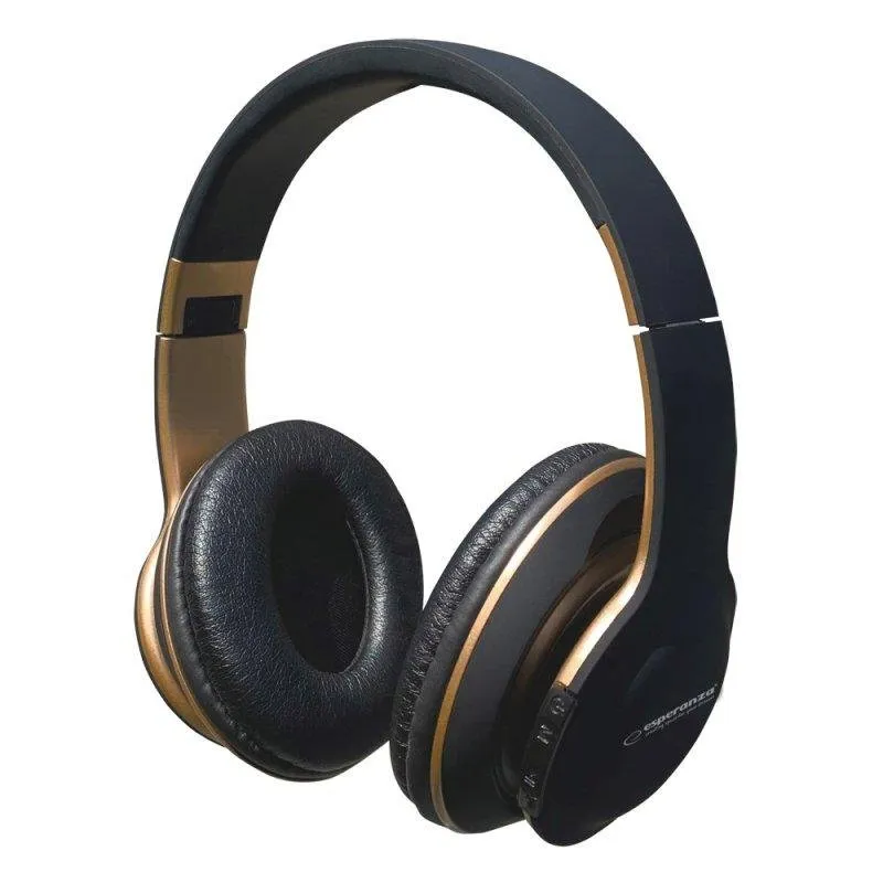 Auriculares Esperanza EH220 Inalámbricos Bluetooth Binaurais Diadema Microfone Preto