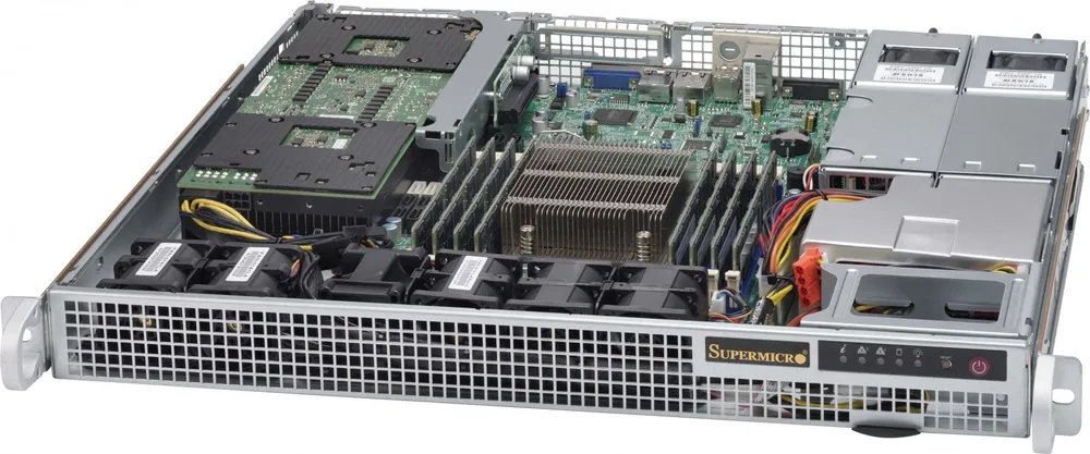 Supermicro SuperChassis 514-R407W Rack Grey 400 W CSE-514-R407W