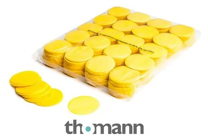 Magic FX Confetti round Ø 55mm Yellow