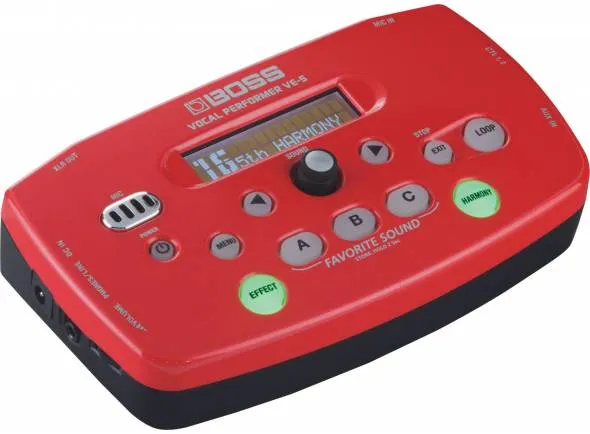 BOSS VE-5 RD VOCAL PERFORMER Processador Voz + LOOPER MIC XLR In/Out