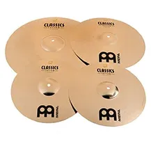 Conjunto de Pratos Meinl Classics Custom HH14''+CR16"+RD20"