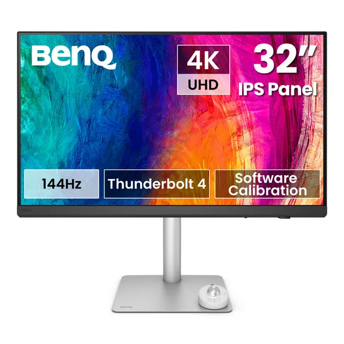 BenQ PD3226G 31.5" LED IPS UltraHD 4K 144Hz Altifalantes Altura Ajustável FreeSync Premium USB-C