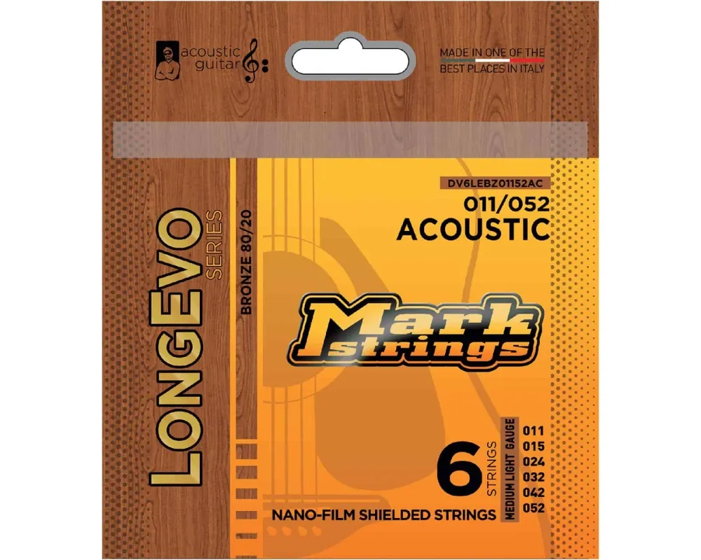 Markbass Longevo 011-052 Bronze 80/20 Acoustic Guitar