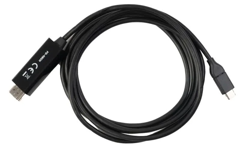 Cabo Conversor USB C 3.1 Macho -> HDMI A Macho 1,8m - FO-48CH