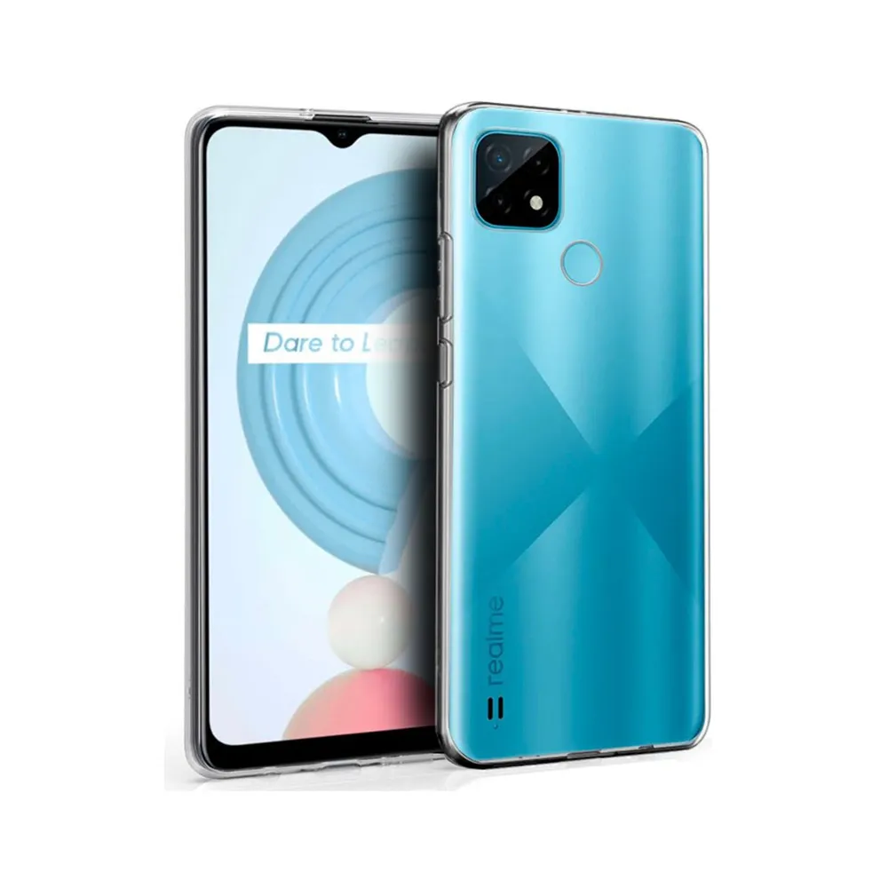 Capa Silicone Realme C21 2021 Transparente
